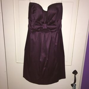 Dressy Purple Bow Dress